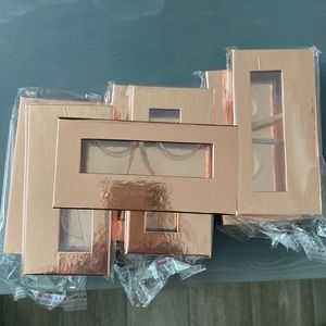 New. Lash storage boxes set of 7